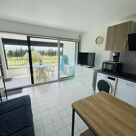 Appartement Avec Piscine, Tennis, Clim, Parking Et Wifi Au Cap D'agde - Fr-1-723-118